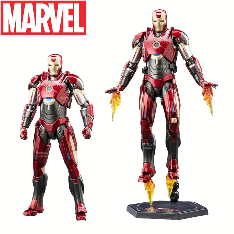 

Genuine Marvel Toys 1:10 Iron Man Nightclub MK16 MARK16 Action Figure Tony Stark PVC Armor Model Collect