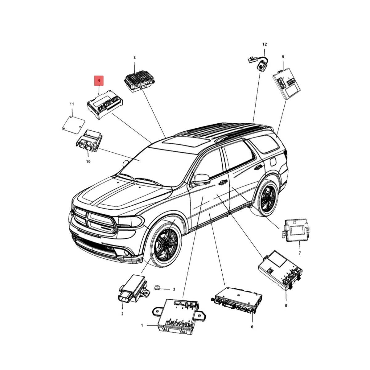 68250124AD modulo di controllo della cassa di trasferimento dell'auto per Jeep Grand Cherokee Dodge Durango 2016-2018 68250124AB modulo cassa di velocità