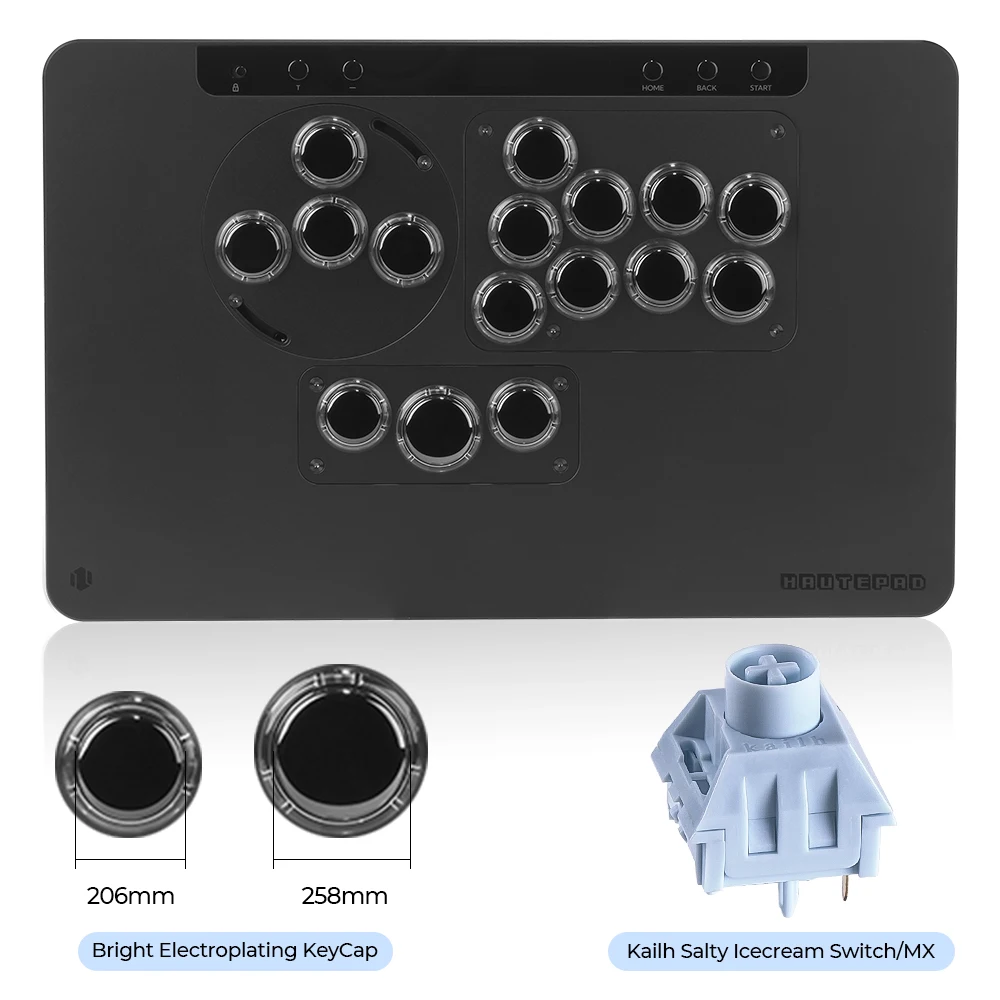 hitBOX アーケードコントローラー　レバーレス PS5対応 Amazon.com: hitBOX PS4 & PC対応 レバーレスゲームコントローラー