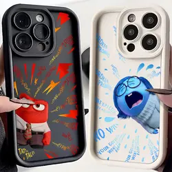 Inside Out Disney Phone Case For Xiaomi Redmi K30 K40 K50 A1 A3 Note 8 9 10 11 12 12S 13 Pro Plus 4G 5G Soft TPU Back Cover