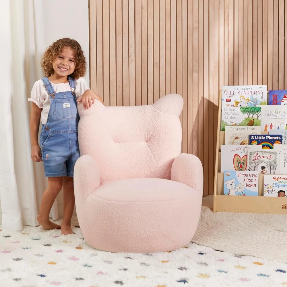 Teddy Chair, Kids Furniture, Pink