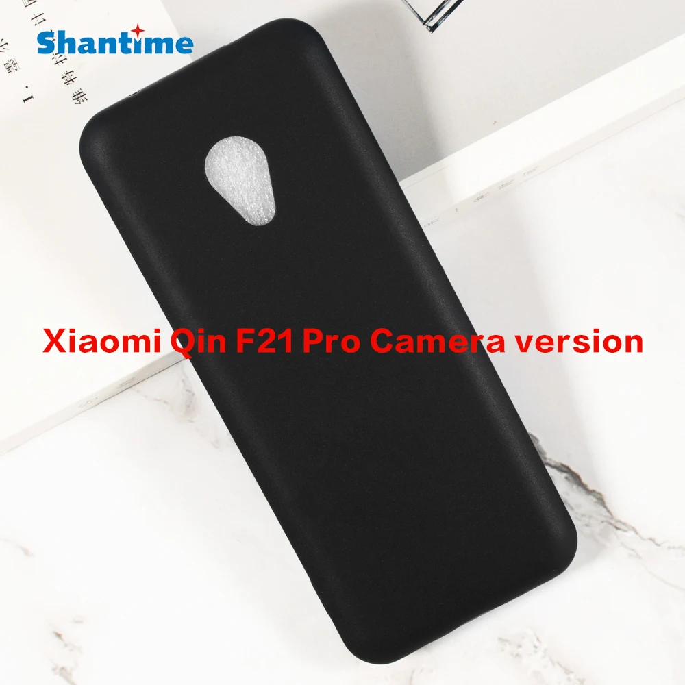 Para xiaomi qin f21 pro câmera gel pudim silicone telefone protetor traseiro escudo macio tpu caso