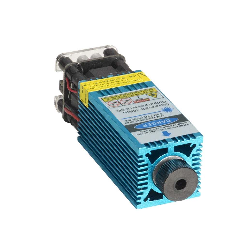 500MW Carving Blue Light 450nm Laser Module Head For  X5SA Series 3D Printer Kits DIY laser Engraving Machine