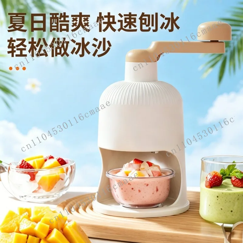Hand-cranked manual sponge  machine Cross-border ice crushing artifact New ice shaver Household manual smoothie hail shaved ice