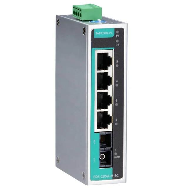 

MOXA 5-port non managed Industrial Ethernet switch EDS-205A