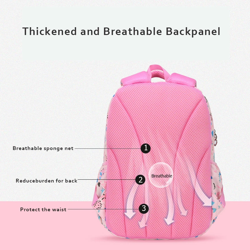 Colorful Children Schoolbag Backpack Light Weight Durable Backpack For Kids Cute Elementary Pupil Bookbag School Backpack 6628