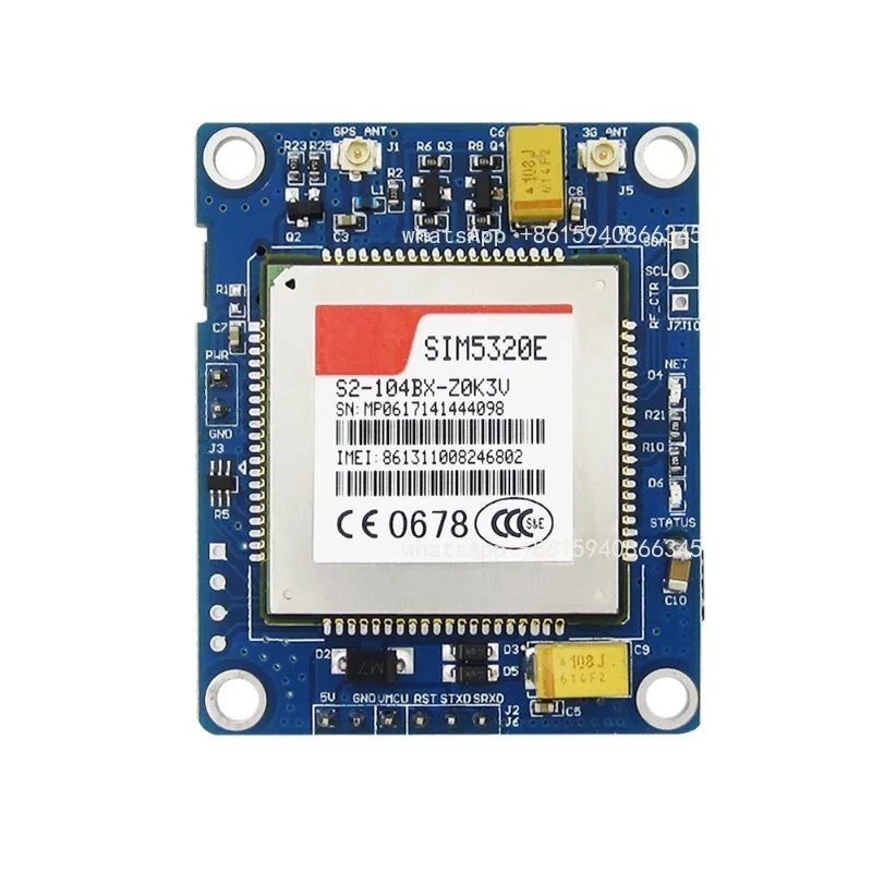1pcs SIM5320E 3G Module GSM GPRS GPS Modules for 51 STM32 AVR MCU