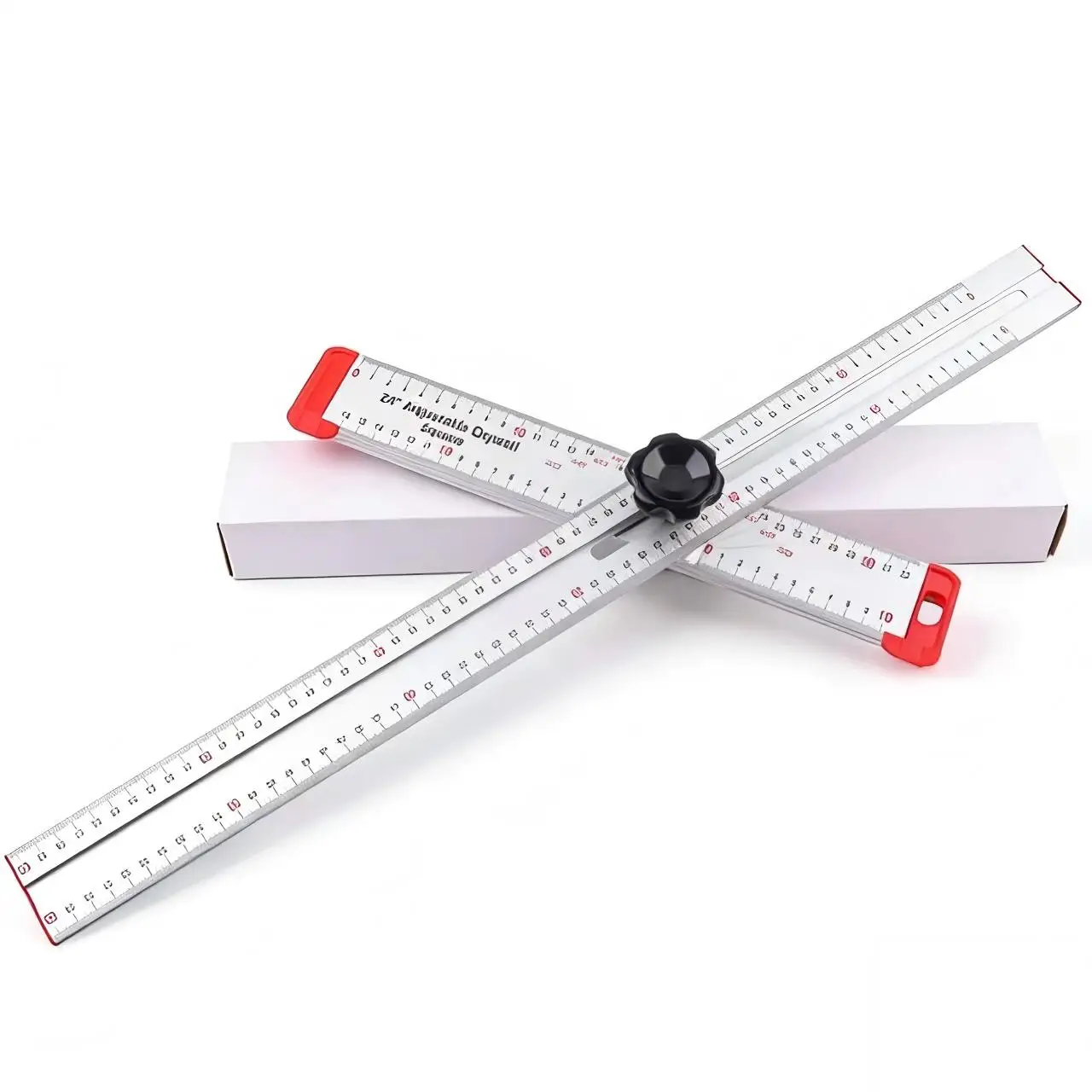 60cm High Precision T-Type Angle Ruler Woodworking Scriber Marking Gauge Crossed-Cut Measuring Tool