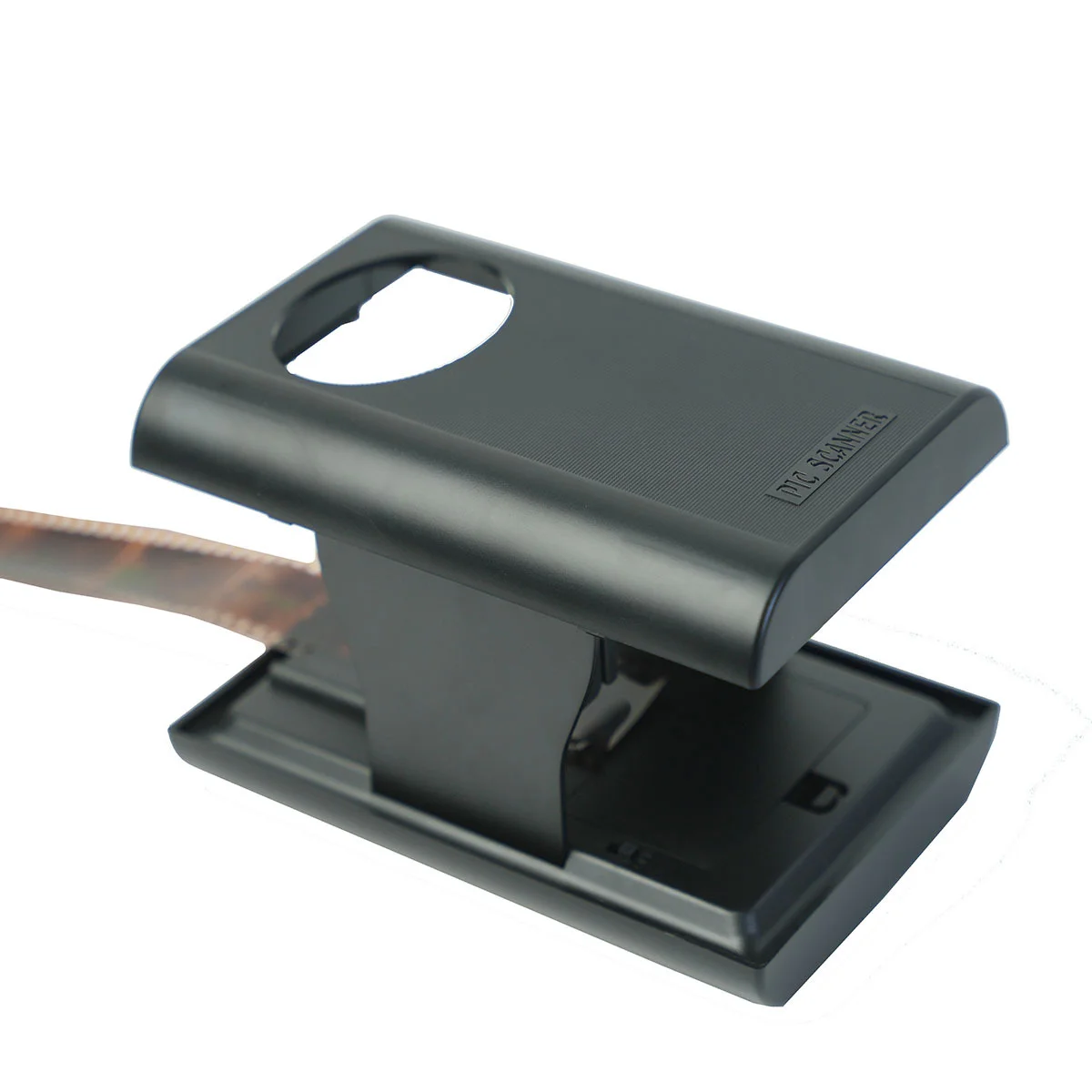 Foldable 35mm Film Scanner for Smartphone - Convert Slides/Negatives to JPEG with Free App, LED Backlight, Portable Trave