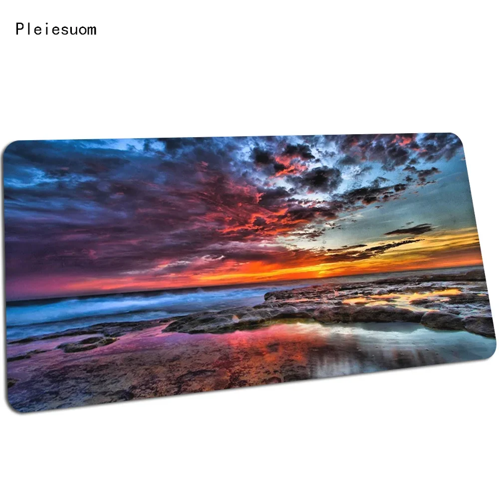 

Коврик для мыши Sky Earth, пляжный коврик для геймера, 700x400x2 мм, большой коврик для мыши, волнистый коврик для мыши, эргономичный гаджет, коврики для офисного стола