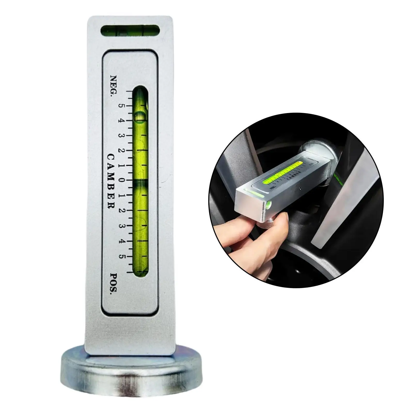 

Magnetic Camber Caster Gauge Tool Adjustable Castor Wheel Gauge for Car
