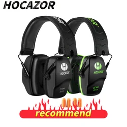 Hocazor segurança earmuffs redução de ruído proteção da orelha para tiro protetor passivo caça terno