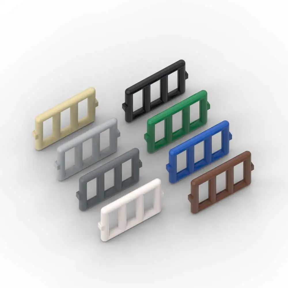 

MOC 10PCS 6016 Bar 1x4x3 Building Blocks Kit Window Grille Brick Particle Puzzle Educational Toys Children Birthday Xmas Gifts