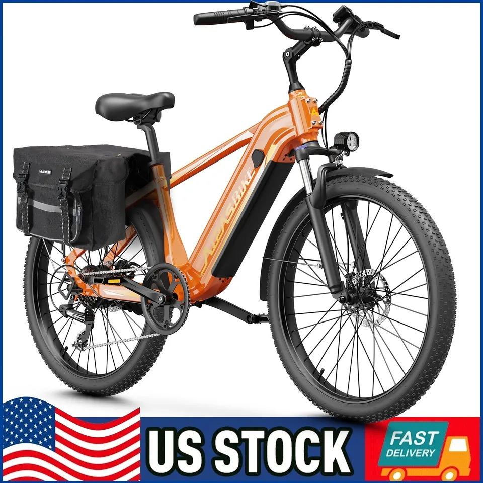 1100W Electric Bike for Adults 20" Ebike, 28 MPH & 85 Miles , 7-Speed Dual Brake