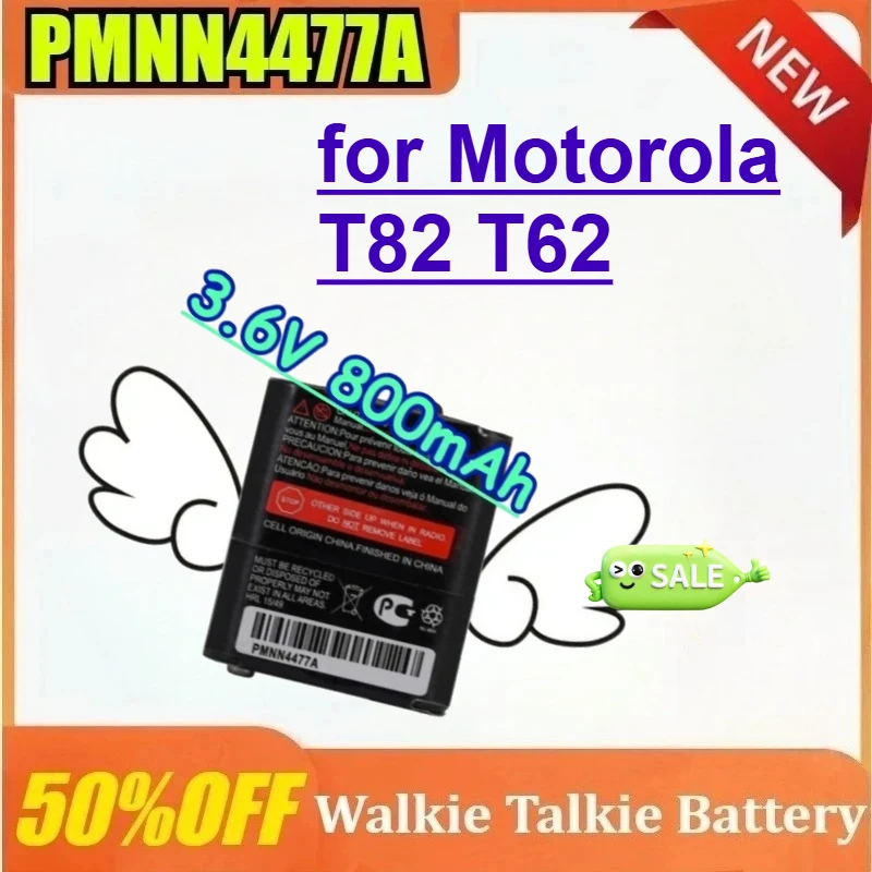 

New 3.6V 800mAh PMNN4477A for Motorola T82 T92 Walkie-talkie Battery