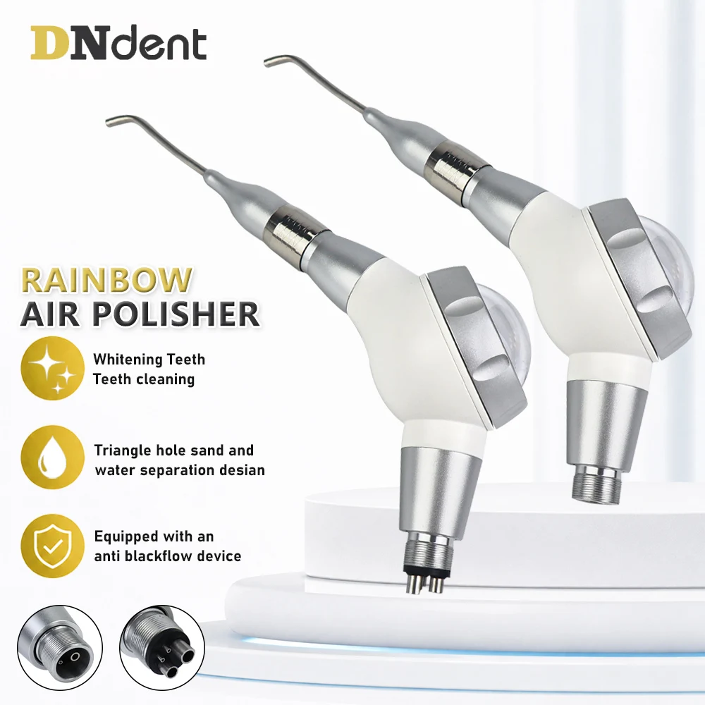 Dental Air Polisher Teeth Whitening Cleaning Spray Polishing Jet Flow Oral Hygiene 2hole/4hole Equipment Tool