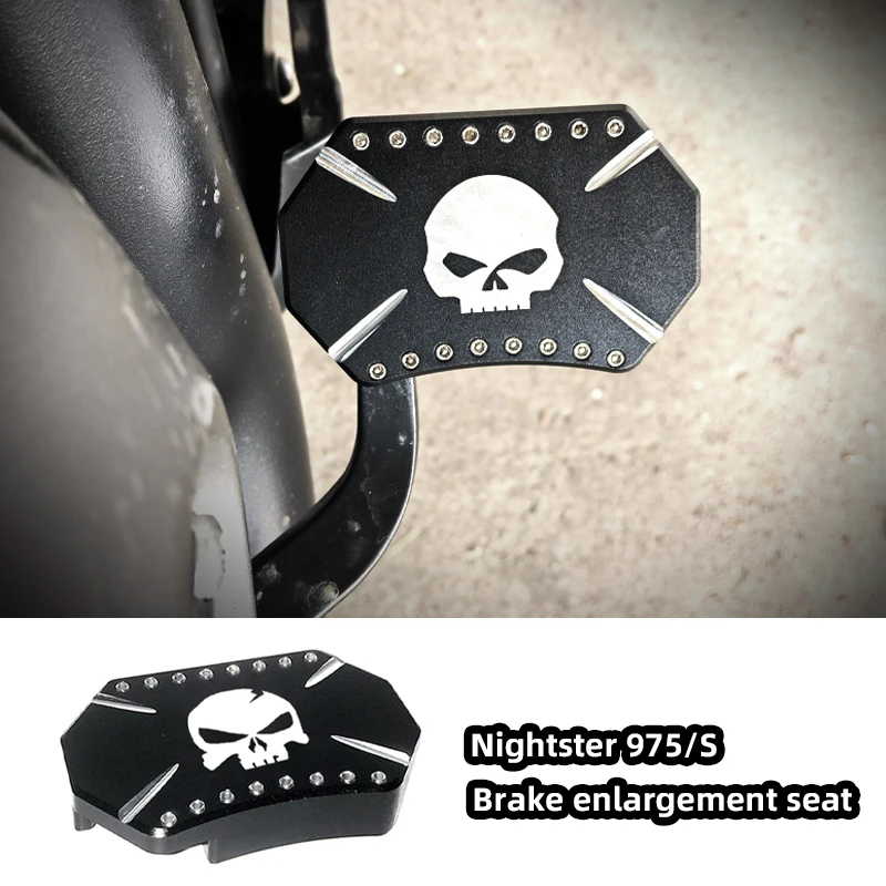 Brake enlargement seat for harley nightster 975 accessories 2022 2023 2024 2025 motorcycle harley RH975 s specia cover Pedals