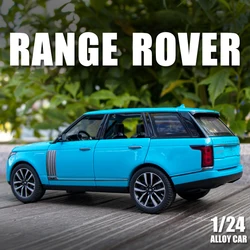 1:24 RANGE ROVER 50th Anniversary SUV Alloy Model Car Toy Diecasts Metal Casting Sound and Light Car Toys For Children Vehicle