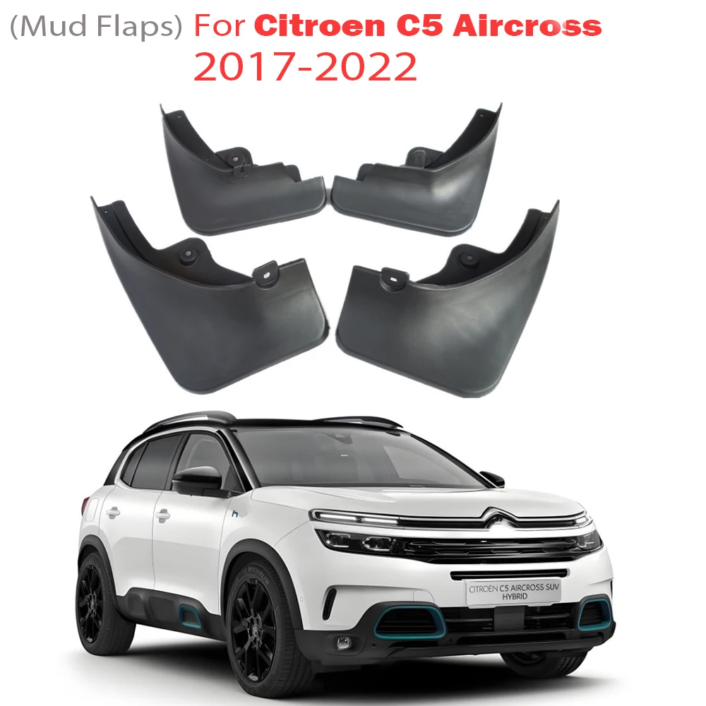 

For Citroen C5 Aircross 2017 2018 2019 2020 2021 2022 Fender Mudflaps Splash Guards Mudguards Mud Flaps car Accessories 4pcs