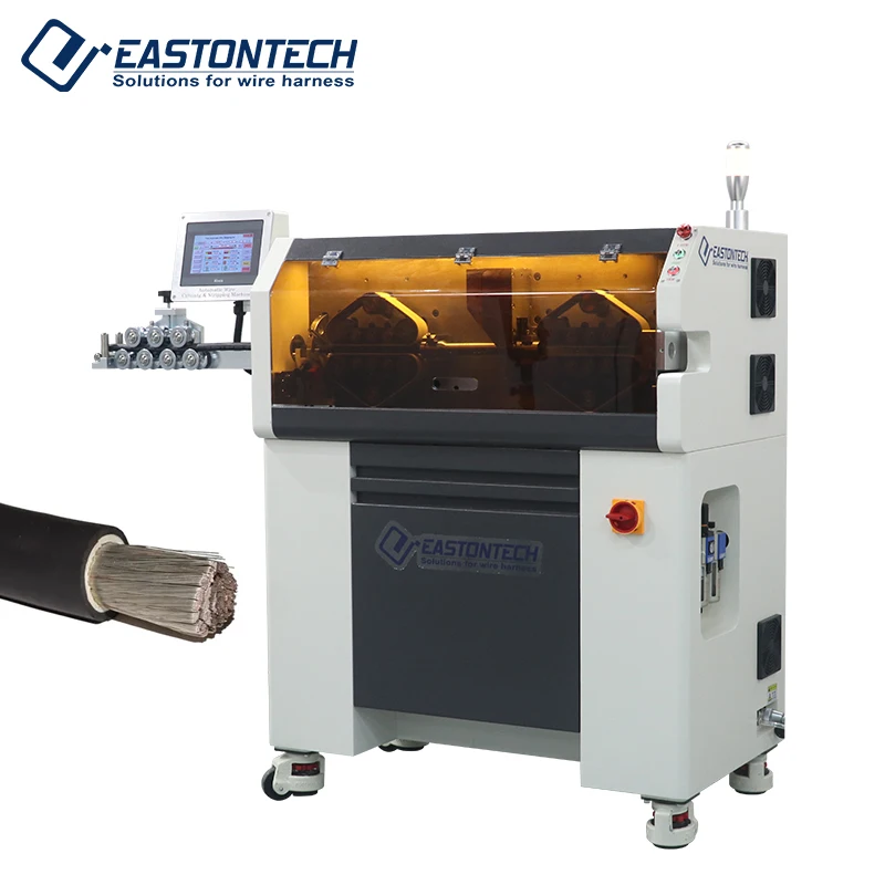 EW-3085 آلة تجريد الكابلات الكهربائية متعددة الوظائف لقطع الأسلاك الأوتوماتيكية لمعدات تصنيع كابلات الكابلات