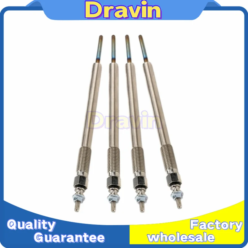 

4PCS New 19850-0R010 for Toyota COROLLA VERSO AURIS AVENSIS 1ADFTV 2ADFTV Engine AUR10L ADE150L ADT250L 2.2D 2.0D Glow Plug Assy