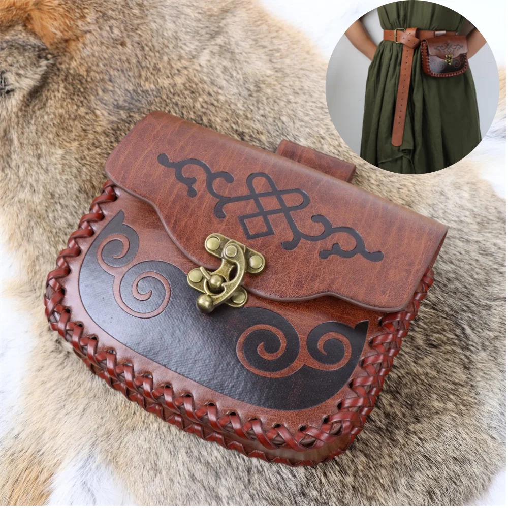 

Ретро-сумка на пояс в средневековом стиле, уличный кошелек от возрождения, для путешествий, праздников, вечеринок, ролевых игр, висячий портмоне для мелочи