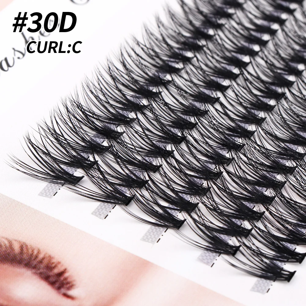 40/30D/20D/10D Mink Super Cluster Eyelash Extension Natural 3D Russian Volume Faux Eyelashes Individual Lashes Makeup Cilia Cili