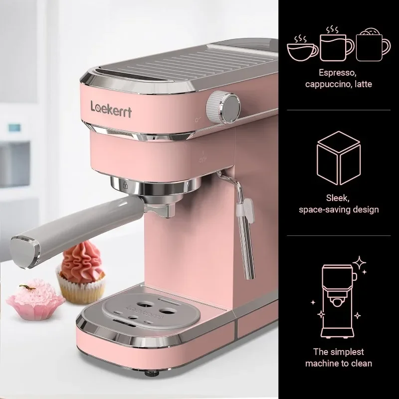 Laekwick-プロのエスプレッソマシン、cmep01、ミルク泡立て器、cappuccinoおよびatte用スチーム、20バー