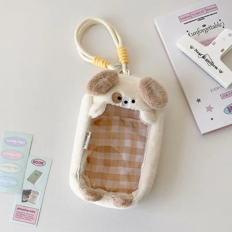 [xxx]【xxx】 Plush Doll Dustproof Storage Bag Doll Display Bag With Keyring Mini Mystery Box Dolls Organizer Pouches For 15cm Doll view 2
