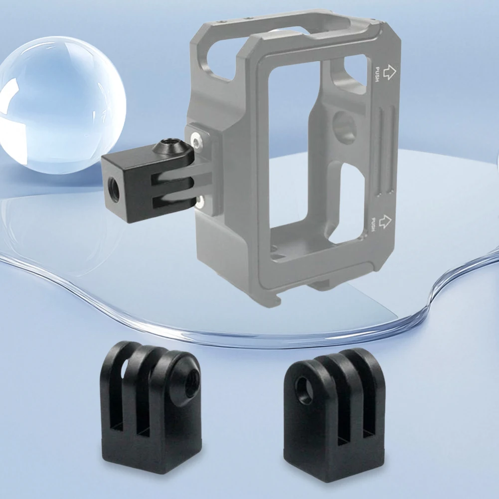 5 szt. Adapterów do mini statywu ze stopu aluminium z gwintem 1/4 cala, adapter mocujący do statywu kamery do GoPro Hero, DJI Osmo Action i akcesoriów do kamer.