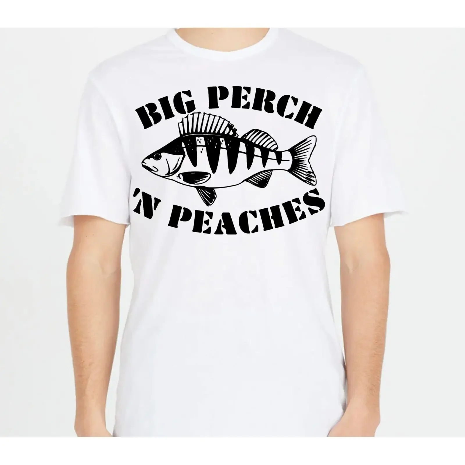 Perch Fishing T Shirt Funny Custom Father Husband Grandpa Fish N Chips Company vintage Washed streetwear fashion Slightly