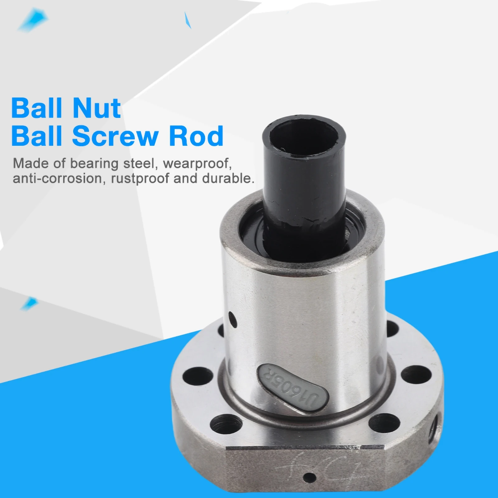 

16mm Bearing Steel Flanged Ball Screw with Ball Nut For RM1605 SFU1605 Ball Screw