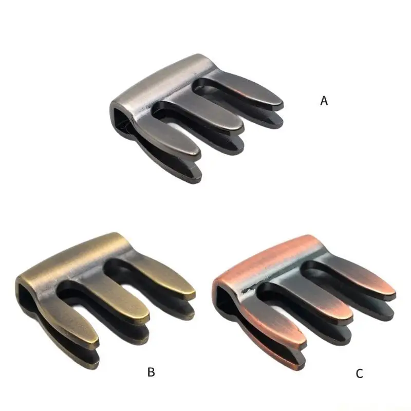 31BE Metal Violin Mute Silencers Acoustic Electric Violin Silencers Claw Violin Practice Mute for 4/4 3/4 Violin