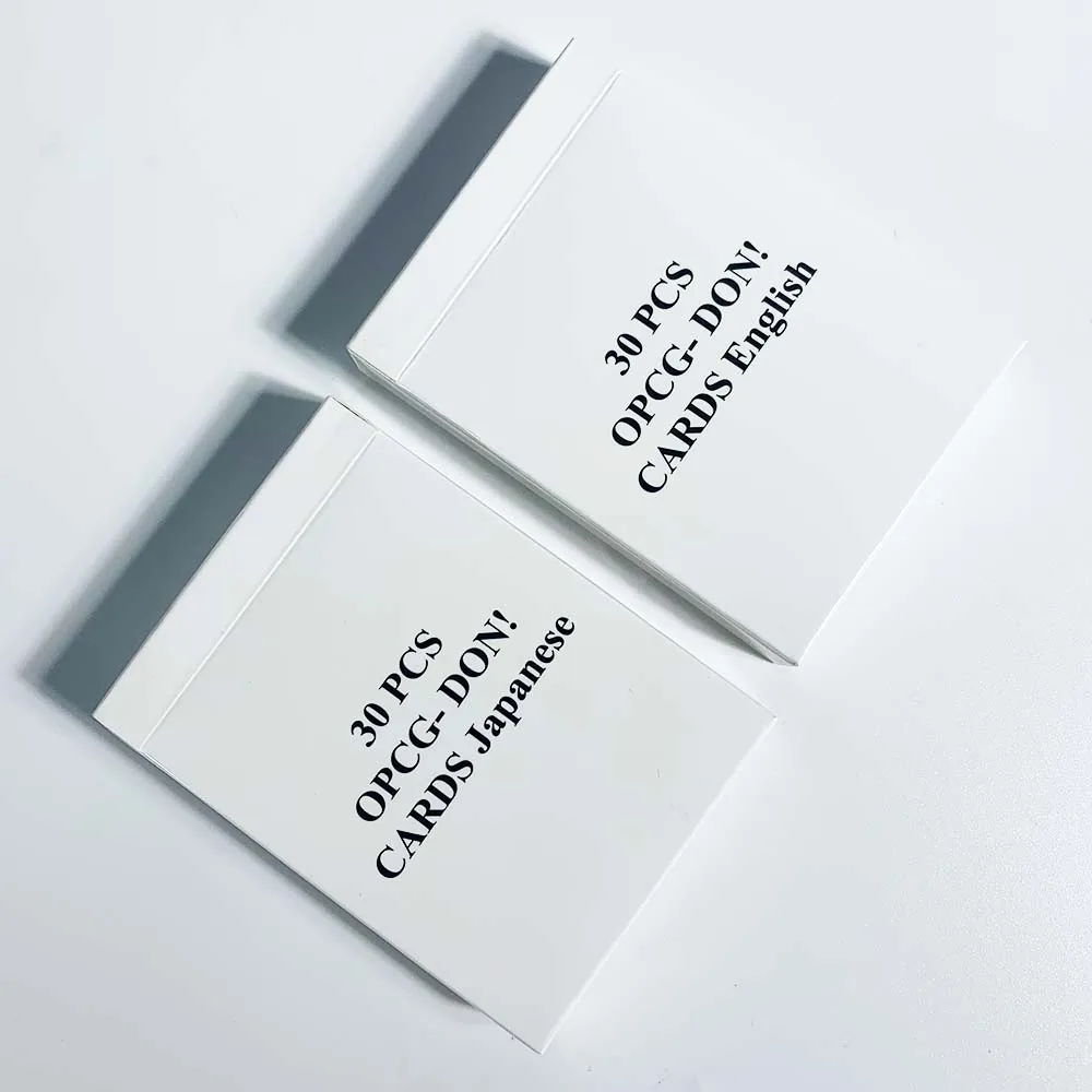 

One Piece 30pcs/set OPCG-DON! Cards Set Japanese/English Version Anime OPCG CCG Collection Cards The Best PRB 01 Don!