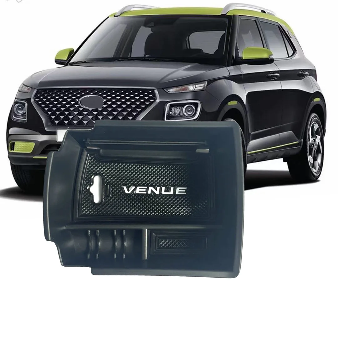 For Hyundai VENUE central armrest box storage box venue interior modification storage box central control storage box