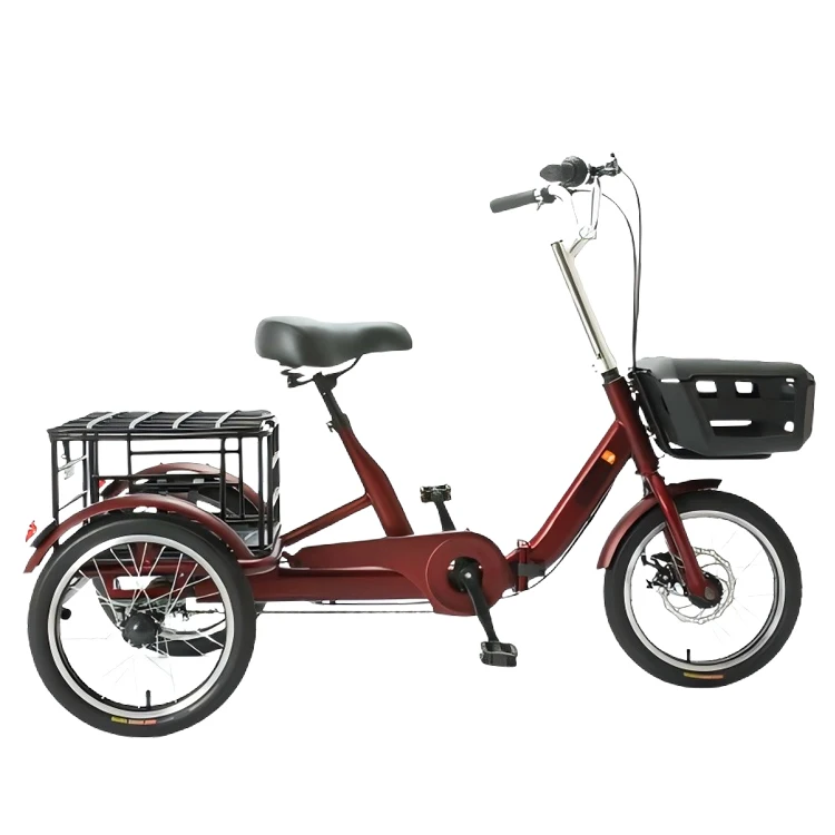 Factory Stock 16 Inch 3-Wheel Carbon Steel Mini Cargo Rickshaw Beautiful Design 48v Mini Electric Vehicle Open Body Type
