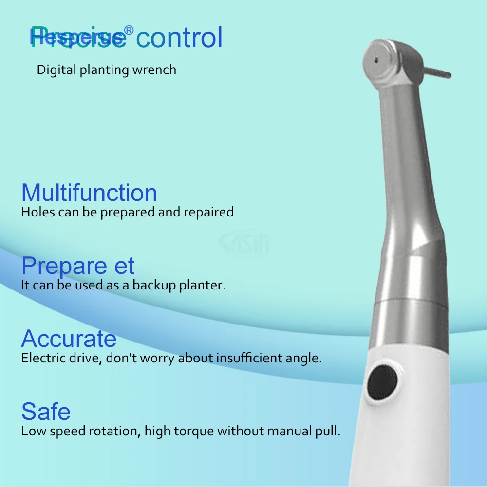 New 20:1 Wireless Digital Dentals Implants Electric Torque Wrench with 16Pcs Screws Dentals Surgery Equipment