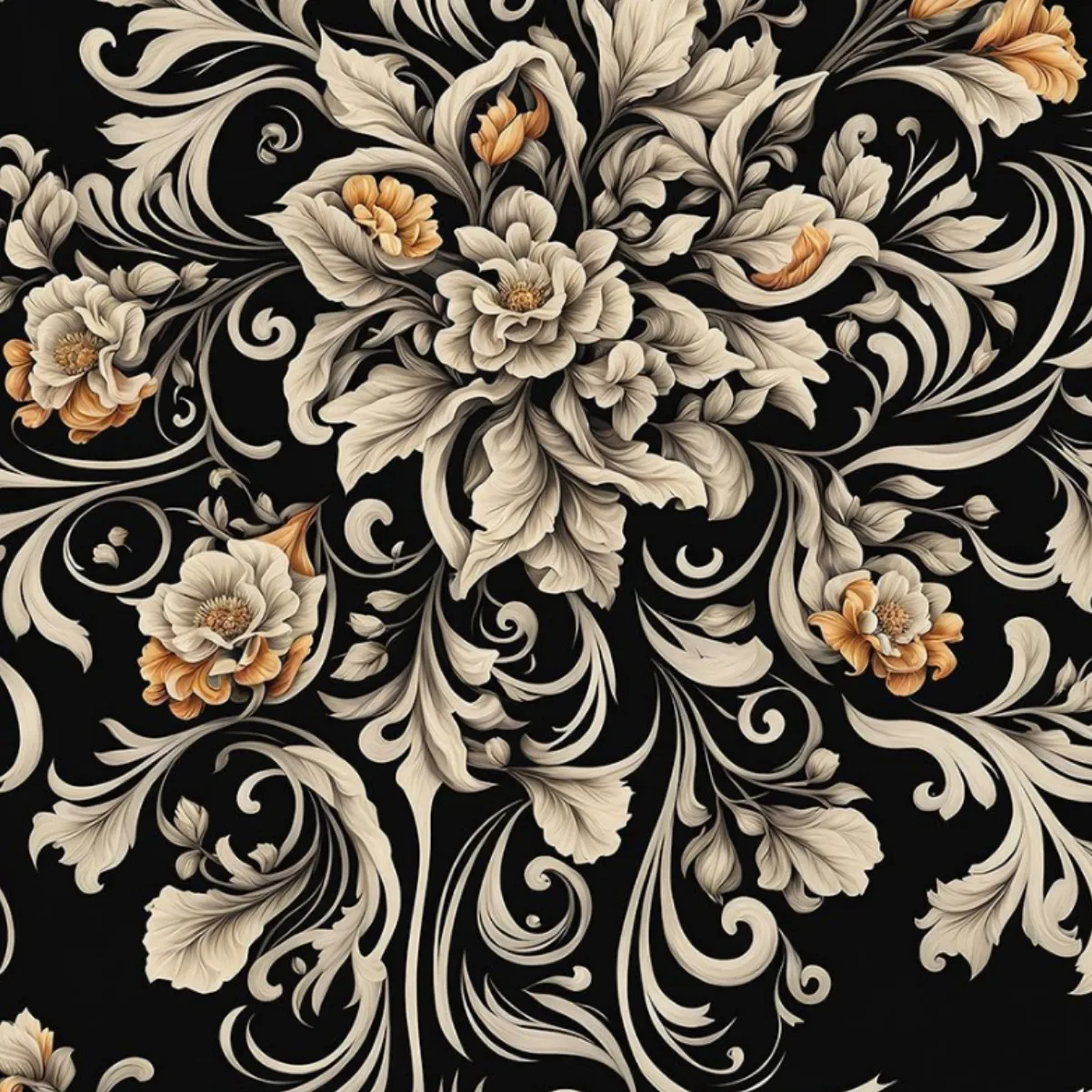 

Vintage Peel and Stick Black Floral Wallpaper Home Flower Leaf Contact Paper Self Adhesive Boho Wall Paper for Bedroom Cabinet