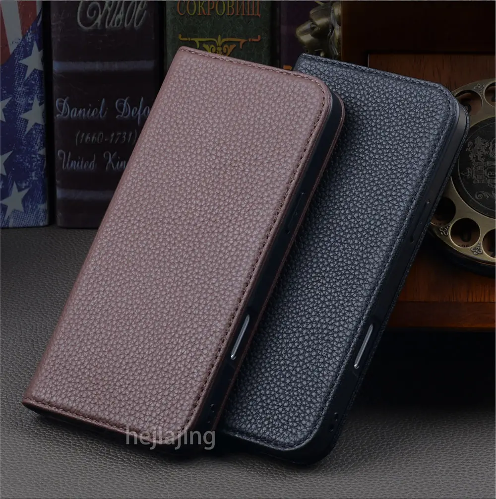 

Чехол-книжка из натуральной яловой кожи крокодила для iPhone 17 Air 17 Pro Max, деловой чехол