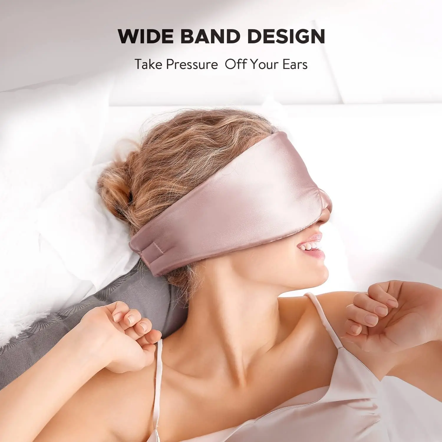 1-10PCS Soft Silk Like Sleep Mask for Night Shade Blindfold Comfortable Breathable Eye Mask for Travel Office Nap Unisex