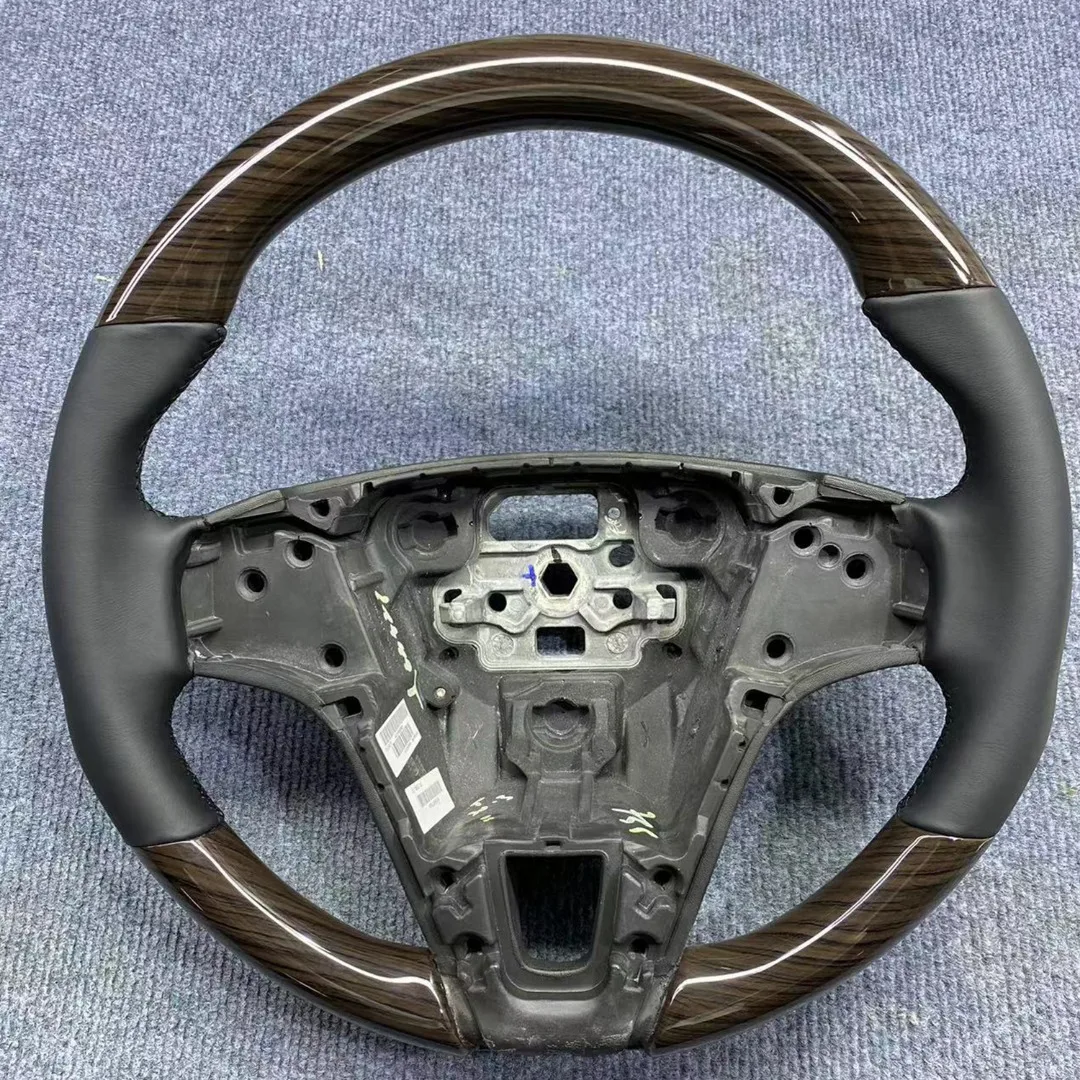 Real Carbon Fiber Leather Steering Wheel Replacement For Volvo S60 2010-2018 2nd Generation