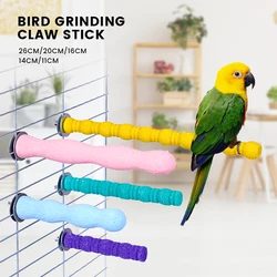 1Pc Parrot Perching Station Platform Pet Bird Molar Stick Grinding Bird Claw Cage Toy Pet Bird Supplies