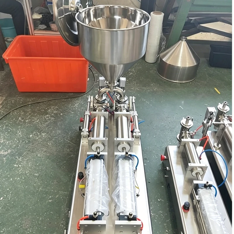 

Double Nozzle CNC Pump Filling Machine for Thick Cream And Liquid Sauce Pneumatic Filling System for Food Industry