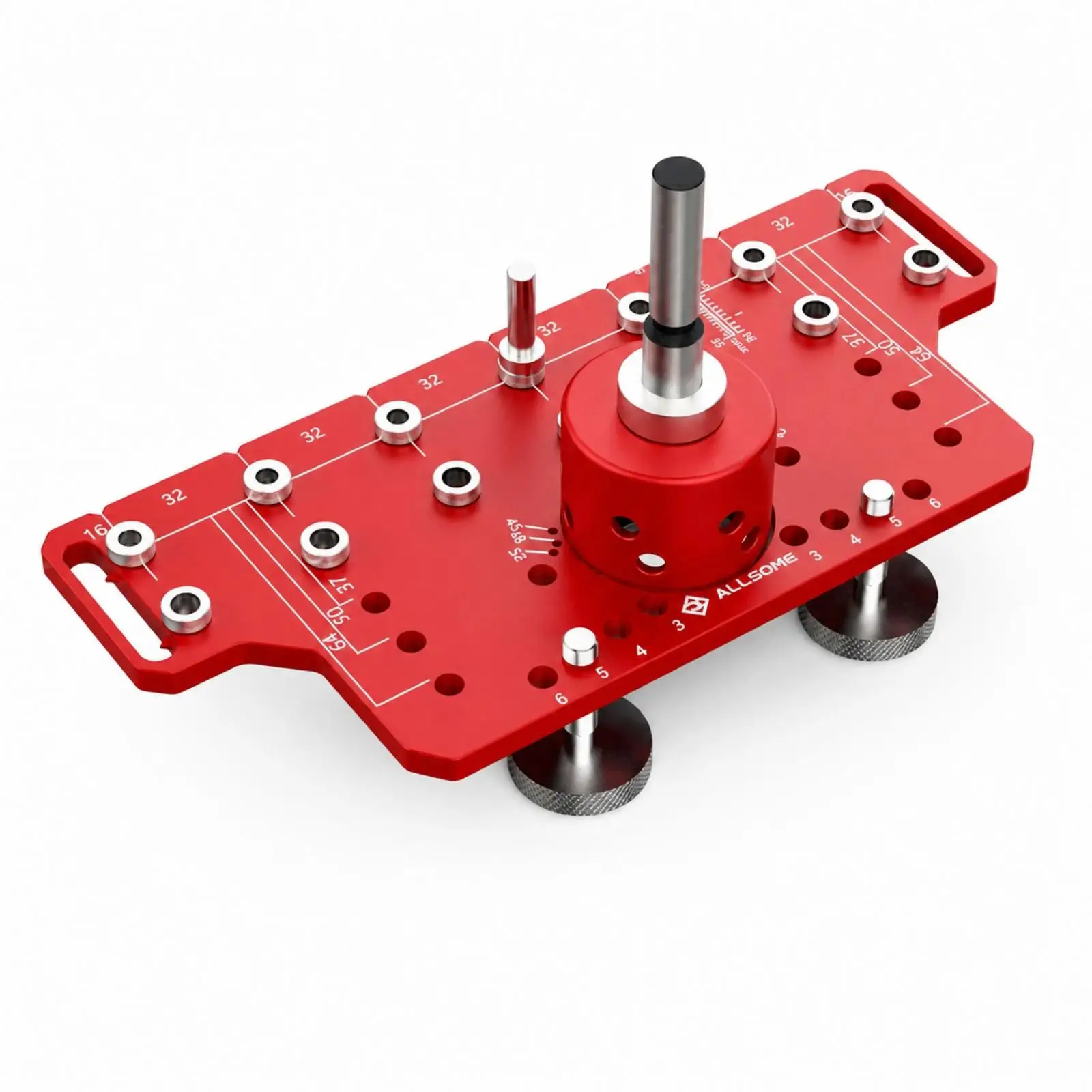 Hinge Drilling with Long-Lasting Cabinet Door Template Portable