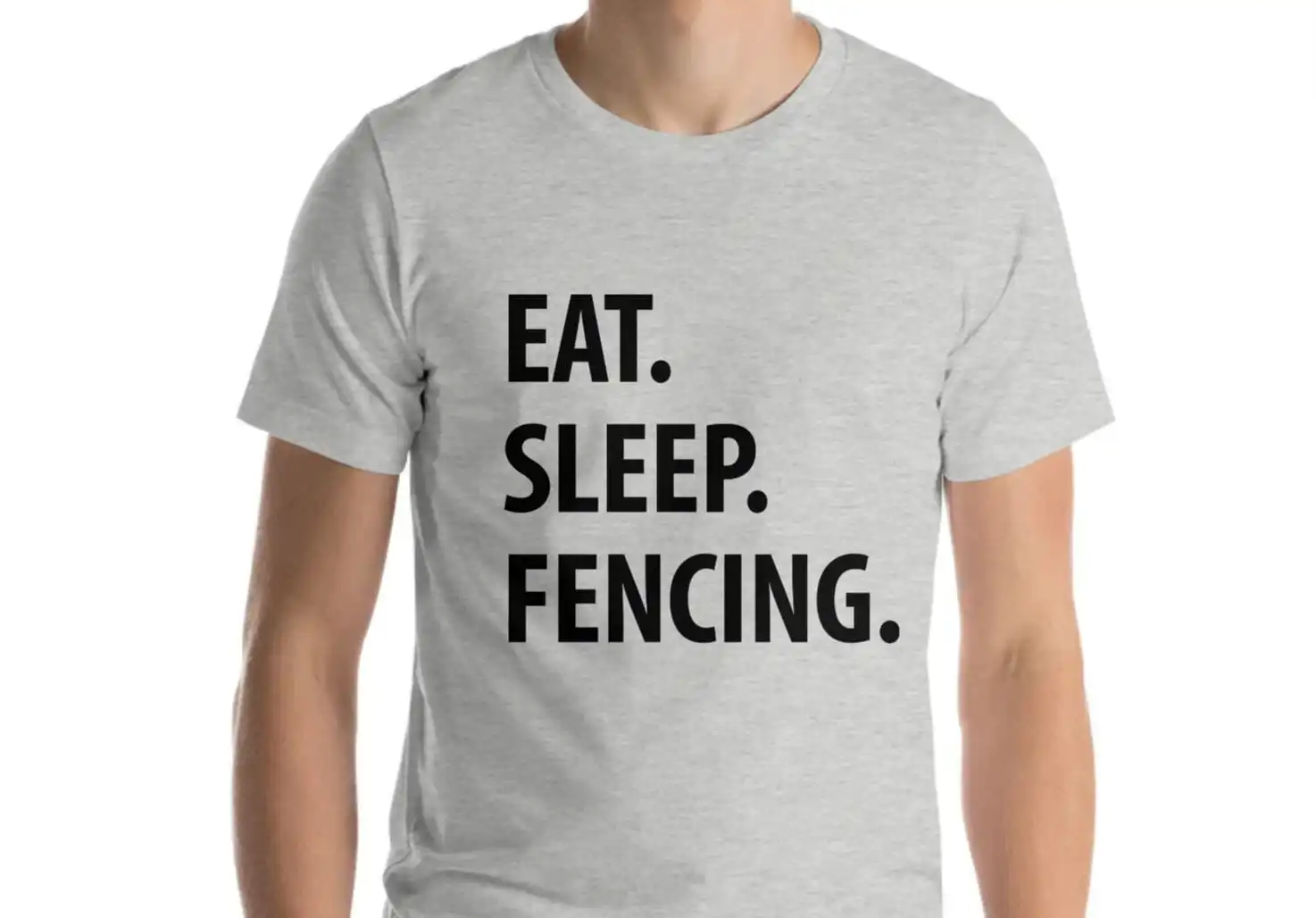 Fencing T Shirt Eat Sleep S 1203