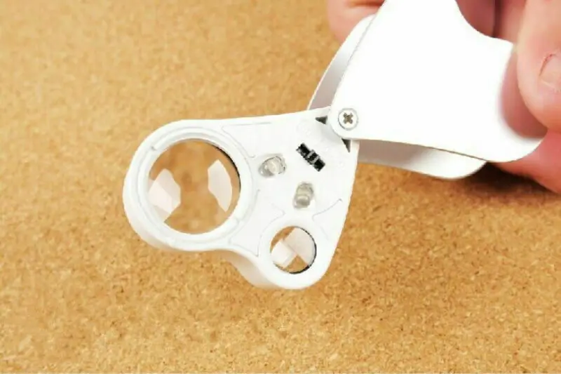 New 30x 60x Jeweler's Loupe Dual lenses Band Light Antique geology Magnifier 22mm Lens 1 Pieces High Quality Dropshipping