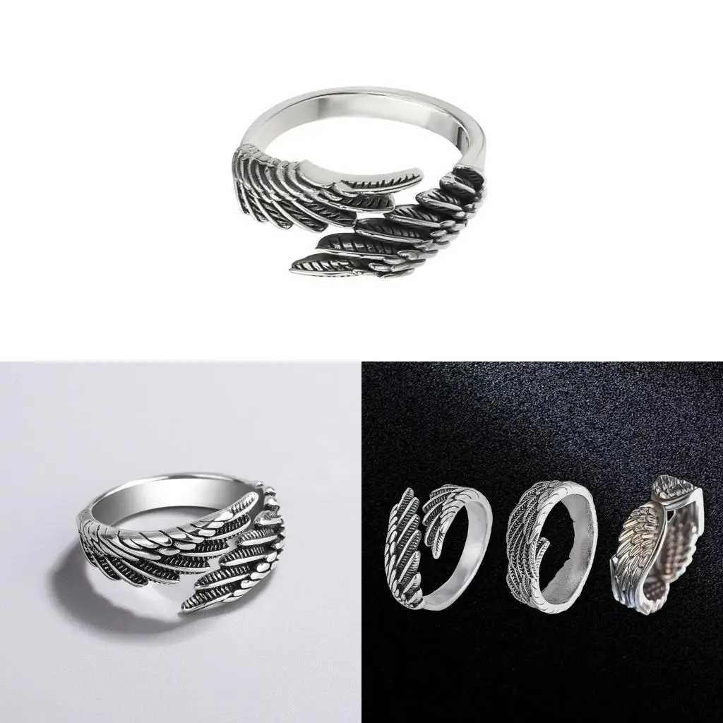 Stylish Modern Adjustable Open Toe Rings Silver Plated Alloy Body Jewelry Inspired Designs for Women Men