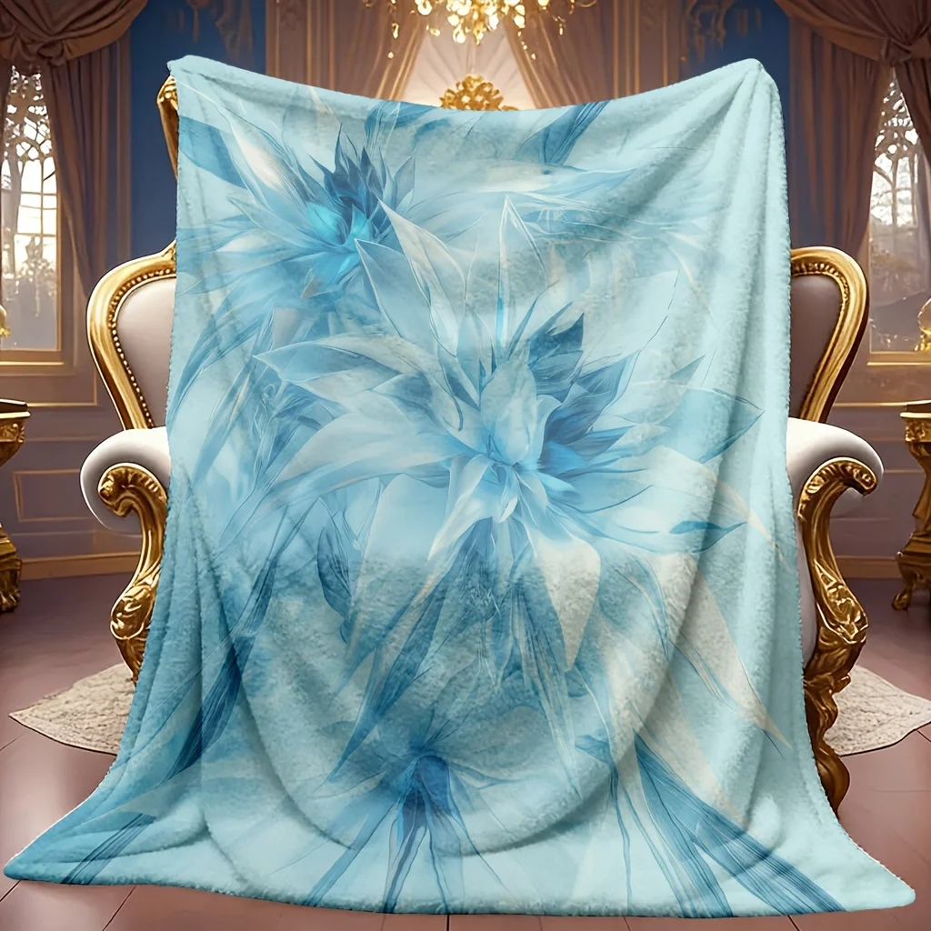 Whimsical Animal Illustration Ultra Soft Bed Throw Blanket Versatile Home Accent For Coffee Shop Office Supermarket Store