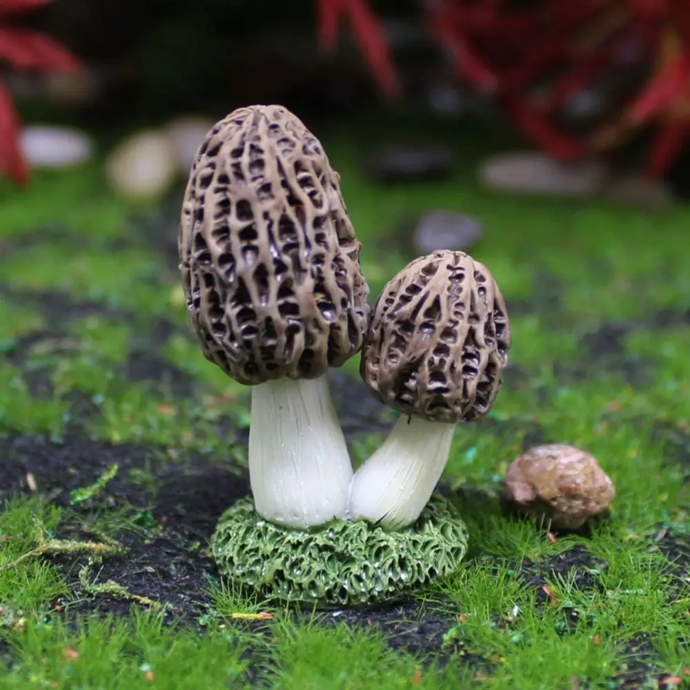 

Cute Easy Use Micro-landscape Unique Resin Craft Flower Pot Ornaments Simulation Mushroom Mushroom Statue Miniature Figurines