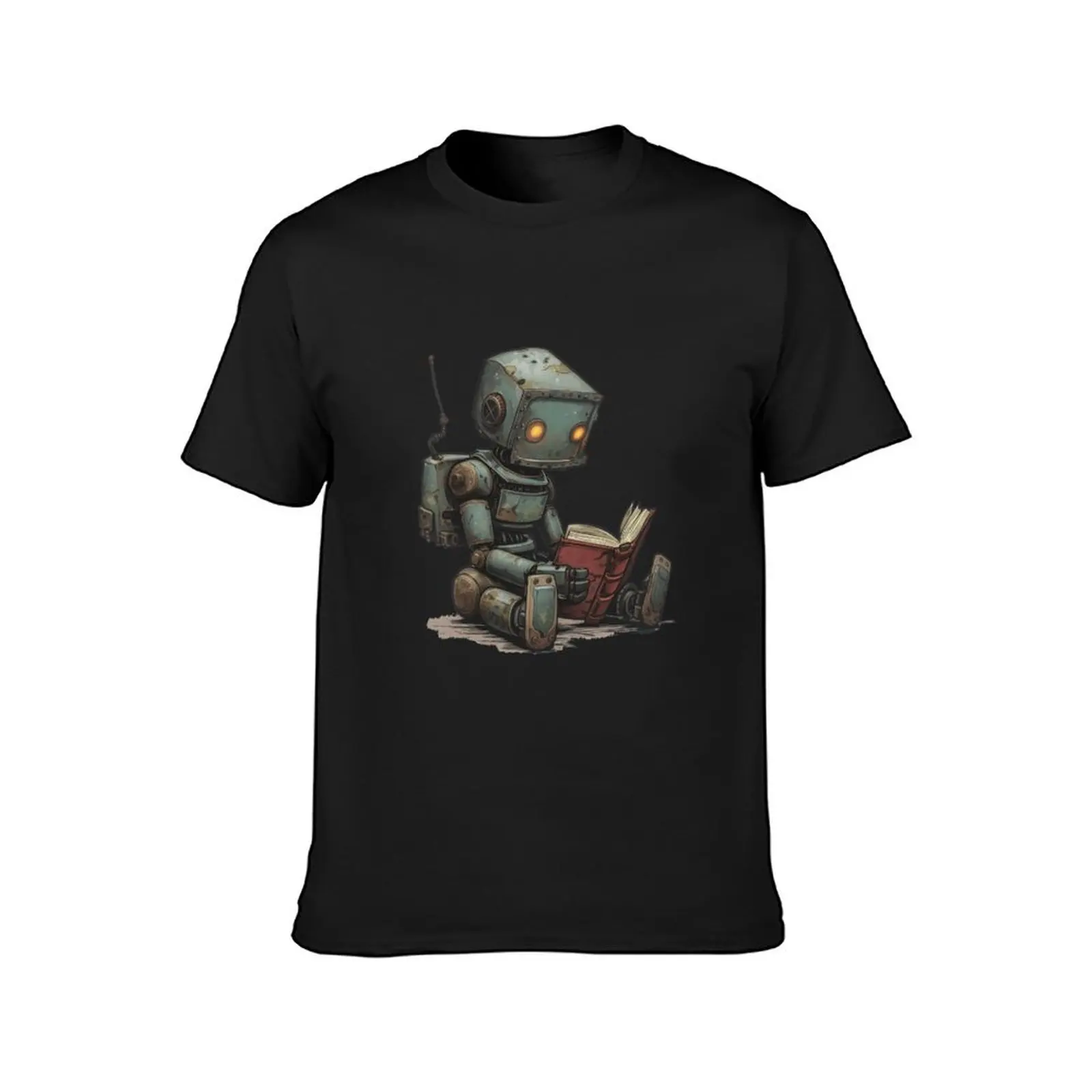 Reader Bot T-Shirt shirts graphic tees oversizeds animal prinfor boys t shirts for men cotton